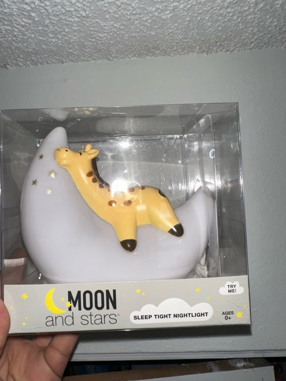Sleep Tight Nightlight - White & Yellow Giraffe